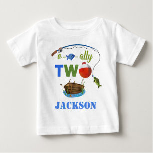 Ofishally TWO baby t-shirt Kleine vissers shirt
