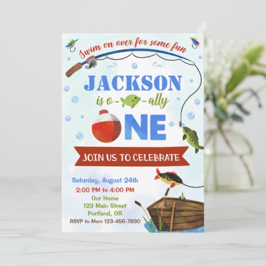 Ofish's Ofish-ally UNE invitation pour l'anniversa (Debout devant)