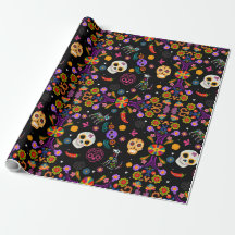 Ofrenda - Calavera Tuin Inpakpapier