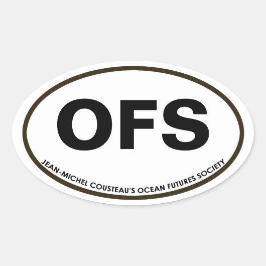 OFS ovale Sticker (Voorkant)