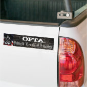 OFTA-Bumpersticker 1 Bumpersticker (Op Truck)