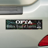 OFTA Bumpersticker 2 (Op auto)