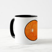 Oftalmologie Optometrie Eye Fundus Exam Mok (Voorkant links)