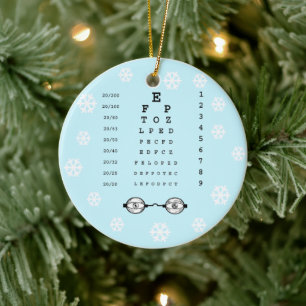 Oftalmoloog, Eye Specialist kerstversiering Keramisch Ornament