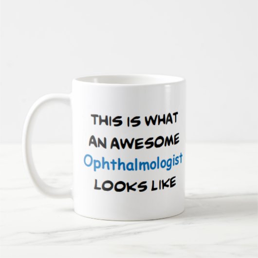 oftalmoloog, geweldige koffiemok (Links)