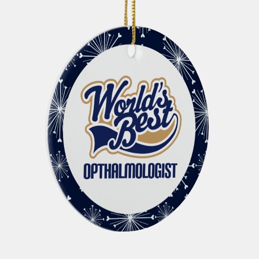 Oftalmoloog Gift Ornament (Rechts)