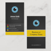 Oftalmoloog - Optisch creatief innovatief Visitekaartje (Voorkant / Achterkant)