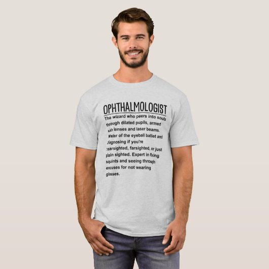 Oftalmoloog T-shirt (Voorkant volledig)