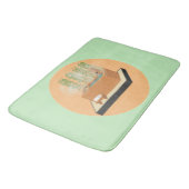 Ofuro Zen Badkuip met Bamboe Badmat (Gekanteld)