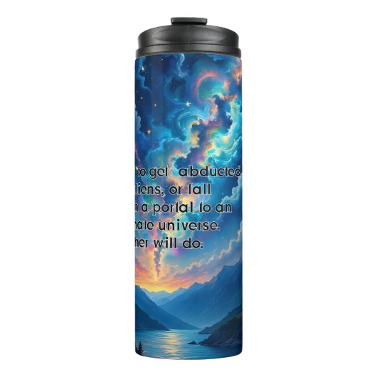 Ofwel zullen ze het doen thermosbeker (Voorkant)