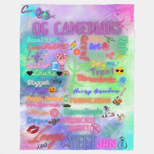 OG Camedian Fleece Deken (Voorkant)