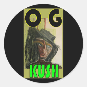 OG KUSH RONDE STICKER