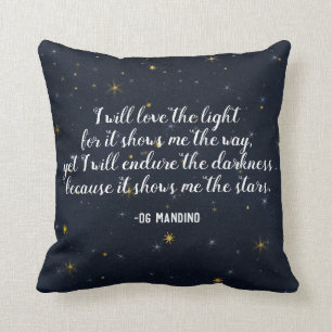 Og Mandino Stars Quote Celestial Kussen