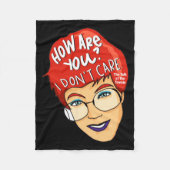 Og Pammy  Fleece Deken (Voorkant)