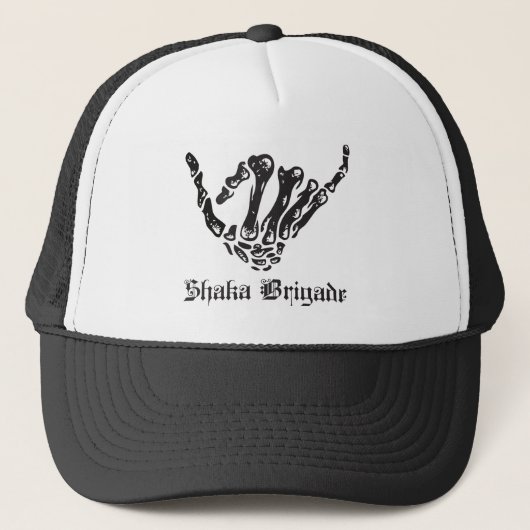 OG Skeleton Shaka - Trucker Hat Trucker Pet (Voorkant)