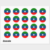Ogaden, Estland Ronde Sticker (Vel)