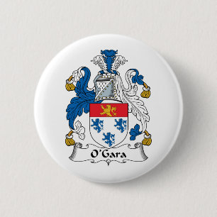O'Gara Family Crest Ronde Button 5,7 Cm
