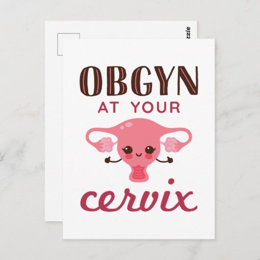 OGBYN op uw Cervix Briefkaart (Voorkant / Achterkant)