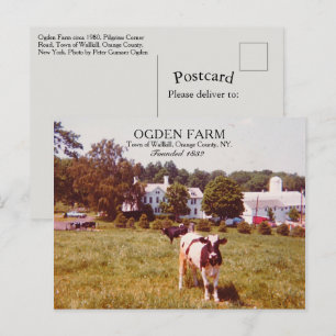 Ogden Boerderij Town of Wallkill Oranje County NY Briefkaart