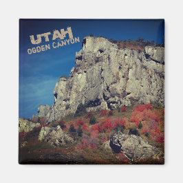 Ogden Canyon, Norther Utah Rock Cliffs Magneet