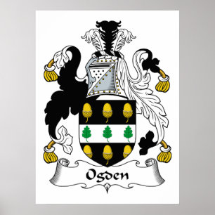 Ogden Family Crest Poster