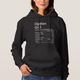 Ogden Girl Ut Utah Funny City Home Roots Usa Hoodie