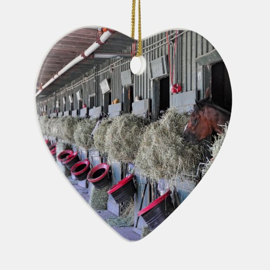 Ogden Phipps Stables Keramisch Ornament (Rechts)