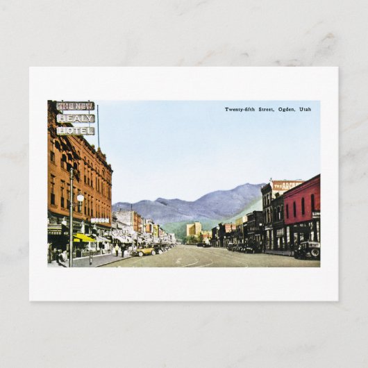 Ogden, Utah Briefkaart (Voorkant)