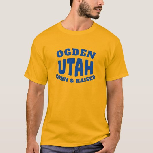 Ogden Utah Né et élevé T-shirt (Devant)