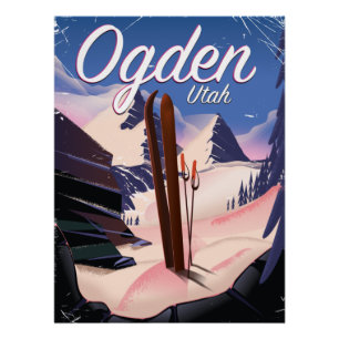 Ogden, Utah-skiposter Perfect Poster
