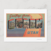 Ogden, UtahLarge Letter ScenesOgden, UT 3 Briefkaart (Voorkant)