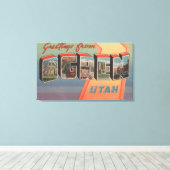 Ogden, UtahLarge Letter ScenesOgden, UT Canvas Afdruk (Insitu (Houten vloer))