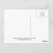 Ogdensburg Harbour Lighthouse, Briefkaart van New (Achterkant)