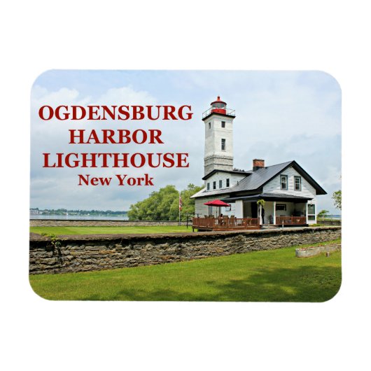 Ogdensburg Harbour Lighthouse, New York Magneet (Horizontaal)