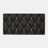Ogee Gold Diamond Tufted Noir (Recto)