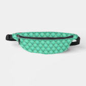Ogee Gold Diamonds Tufted Turquoise Fanny Pack Heuptasje (Voorkant)