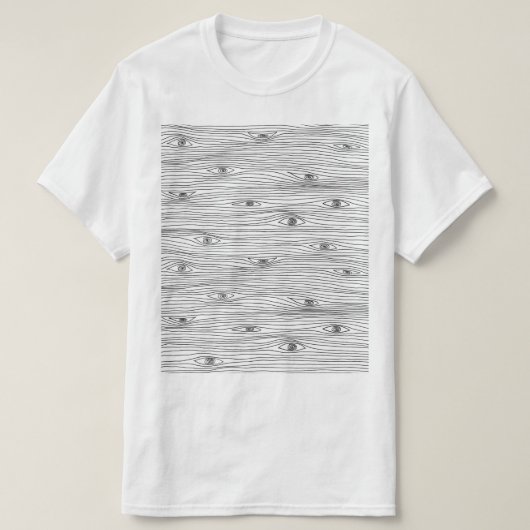 Ogen Abstract Art Line T-shirt (Design voorkant)