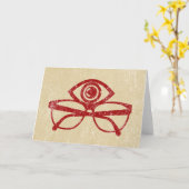  ogen en eigeel kaart (Gele Bloem)