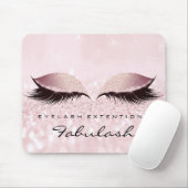 Ogen Glitter Branding Beauty Studio Lashes Roze Muismat (Met muis)