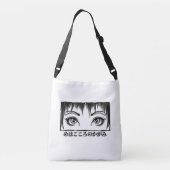 Ogen, het venster naar de soep, Manga-illustratie Crossbody Tas (Achterkant)