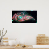 Ogen in de hemel NGC 2207 NASA Poster (Keuken)