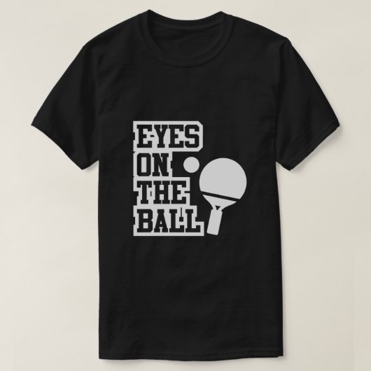 Ogen op de ballettennis t-shirt (Design voorkant)