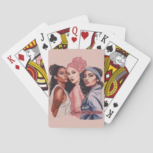 Ogen op de prijs pokerkaarten (Achterkant)