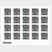 Ogen Op De Prijs Vierkante Sticker (Vel)