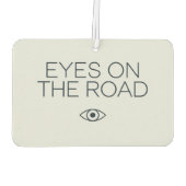 "Ogen op de weg" Gericht rijden auto Luchtverfrisser (Achterkant)
