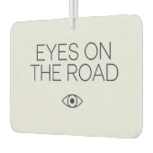 "Ogen op de weg" Gericht rijden auto Luchtverfrisser (Links)