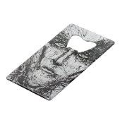 Ogen op fles 3 Opener! Kredietkaart Flessenopener (Voorkant Gekanteld)