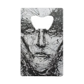 Ogen op fles 3 Opener! Kredietkaart Flessenopener (Achterkant)