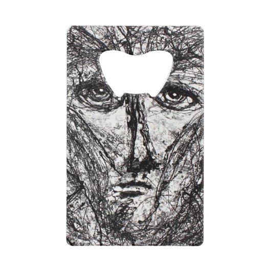 Ogen op Flesopener! Kredietkaart Flessenopener (Voorkant)