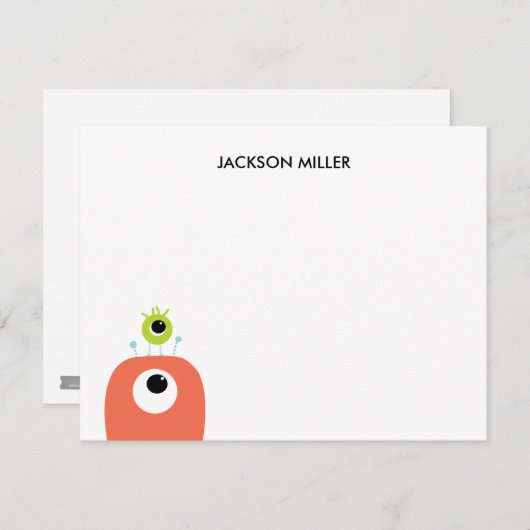 Ogen op Jou | Persoonlijk A2-schrijfpapier Notitiekaartje (Voorkant / Achterkant)